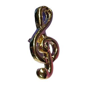 Treble Clef Music Lapel Pin Symbol Brooch Enamel Badge Accessories Jewelry Pin